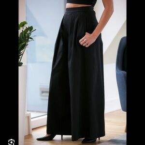 Corey Lynn Calter Black Wide Leg Pants
